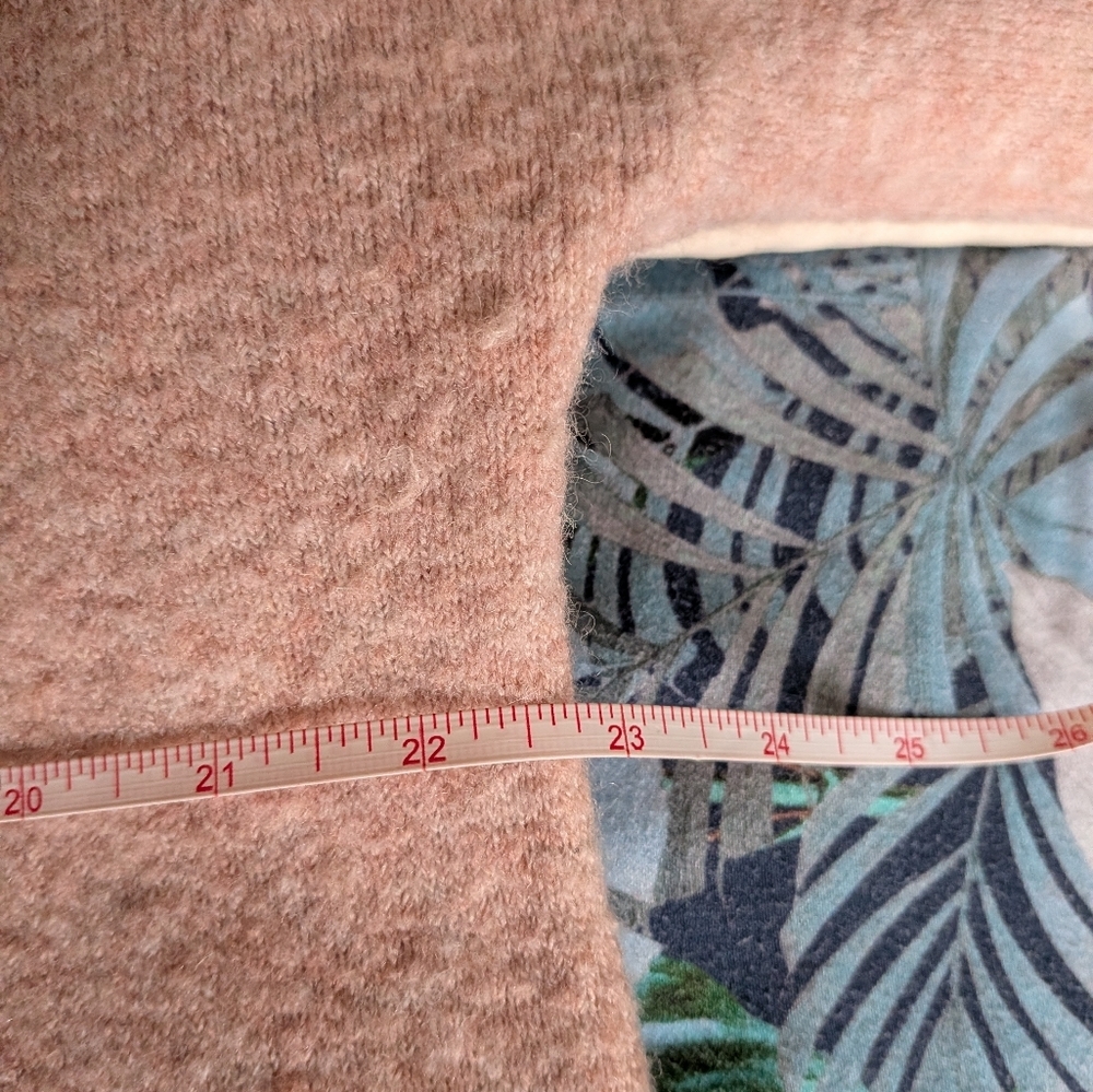 MADEWELL Cream Alpaca Puff Sleeves Dainty Knit Crewneck Sweater Size Large - Picture 11 of 12